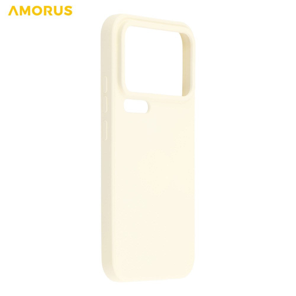 Xiaomi 17 Pro Amorus Fleksibelt Plastik Cover - Beige