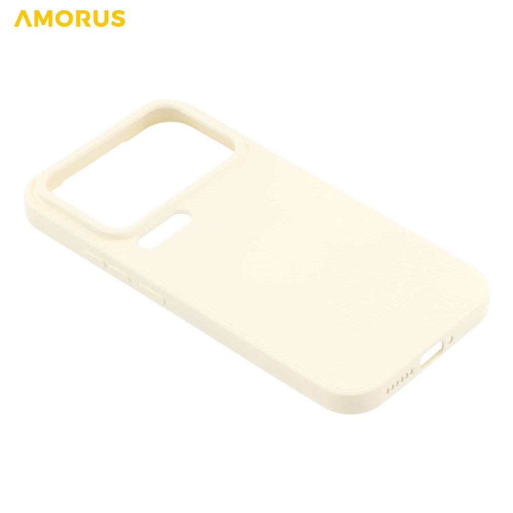 Xiaomi 17 Pro Amorus Fleksibelt Plastik Cover - Beige