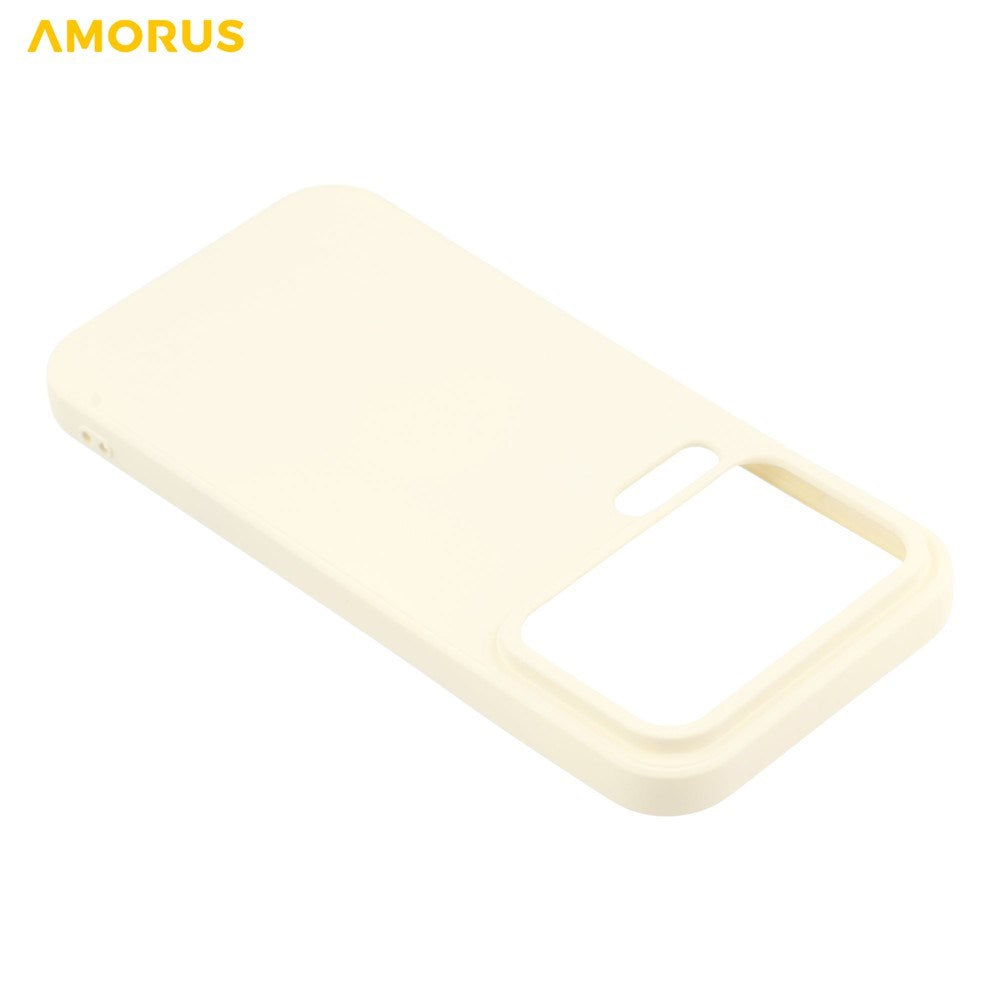 Xiaomi 17 Pro Amorus Fleksibelt Plastik Cover - Beige