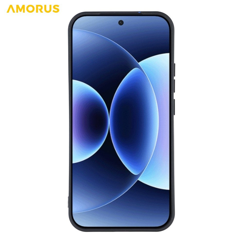 Xiaomi 17 Pro Amorus Fleksibelt Plastik Cover - Sort