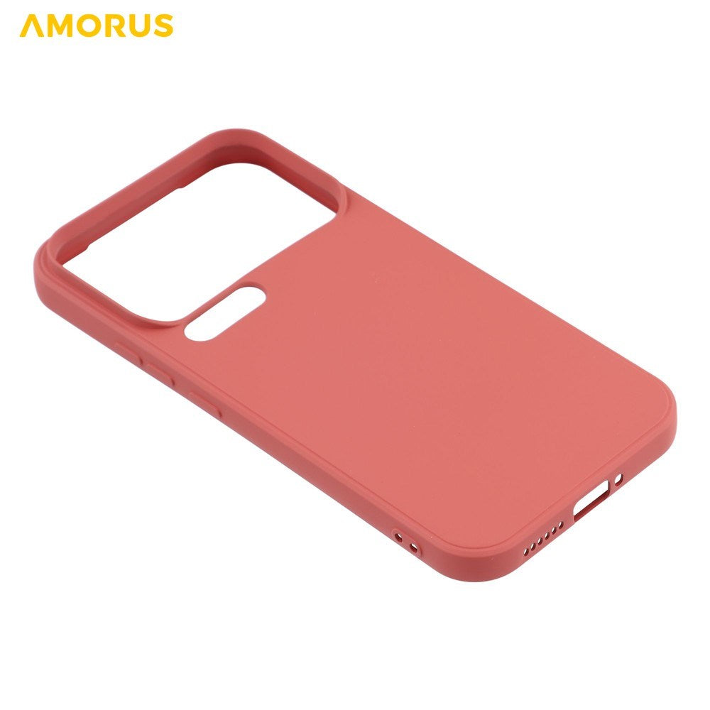 Xiaomi 17 Pro Amorus Fleksibelt Plastik Cover - Rød