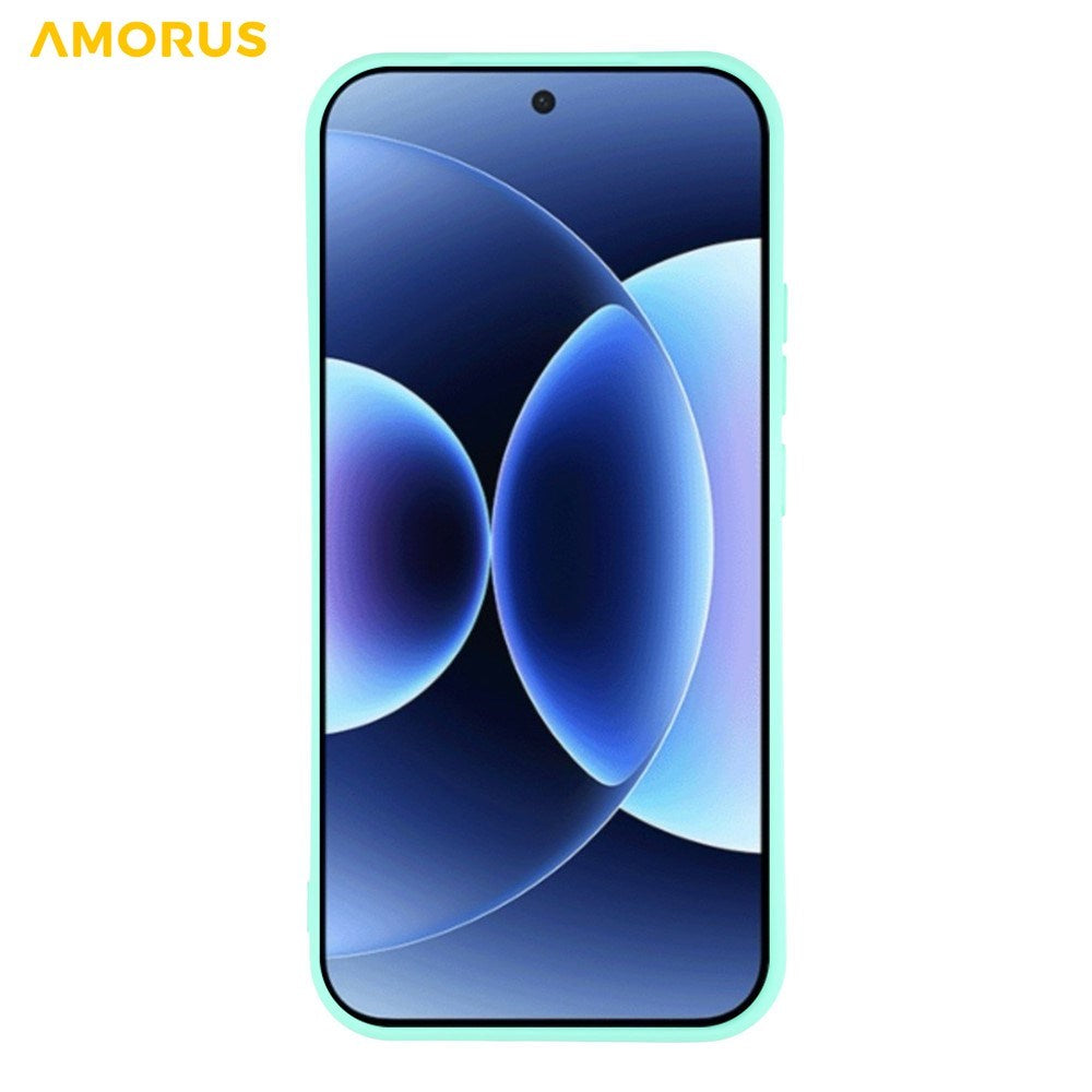 Xiaomi 17 Pro Amorus Fleksibelt Plastik Cover - Turkis