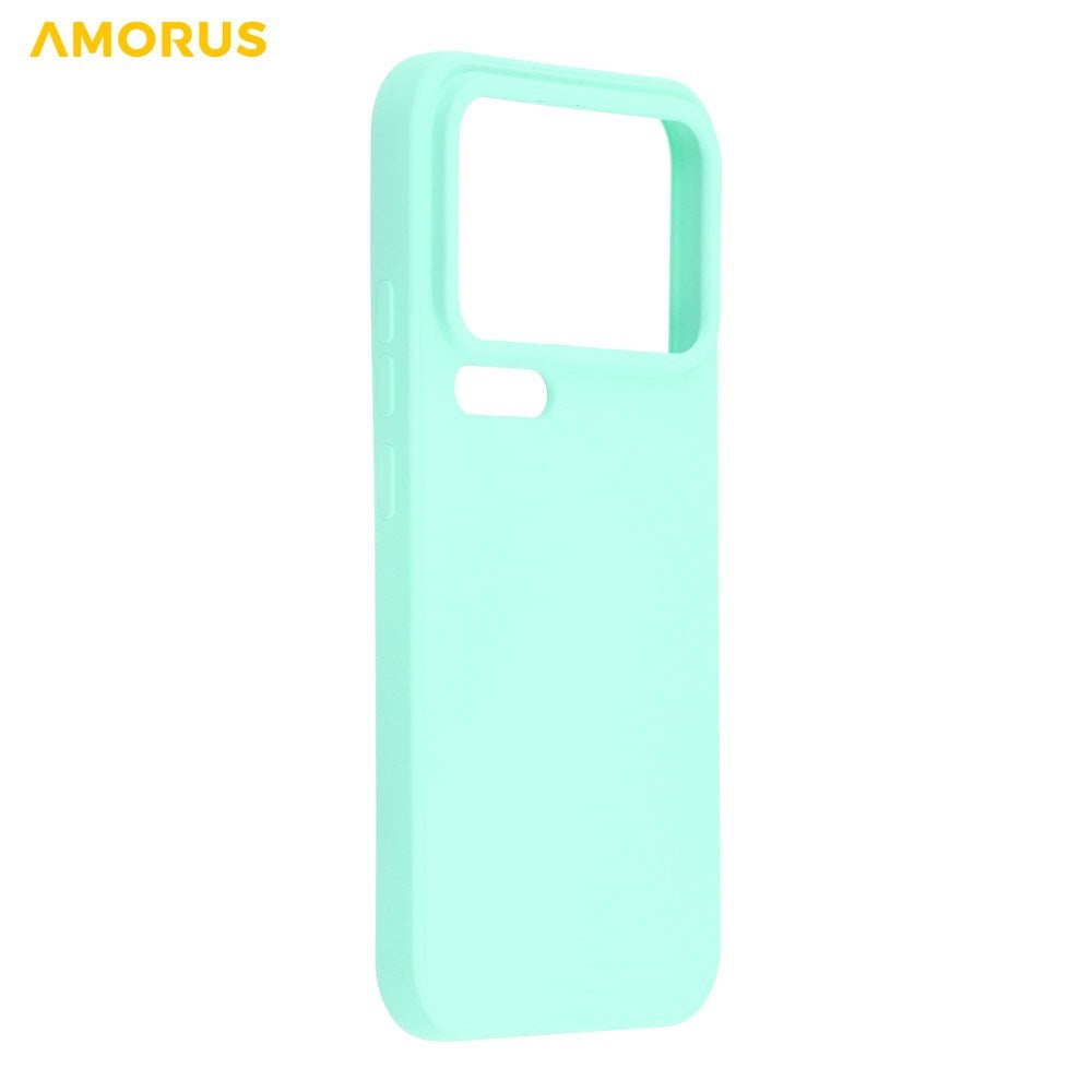 Xiaomi 17 Pro Amorus Fleksibelt Plastik Cover - Turkis