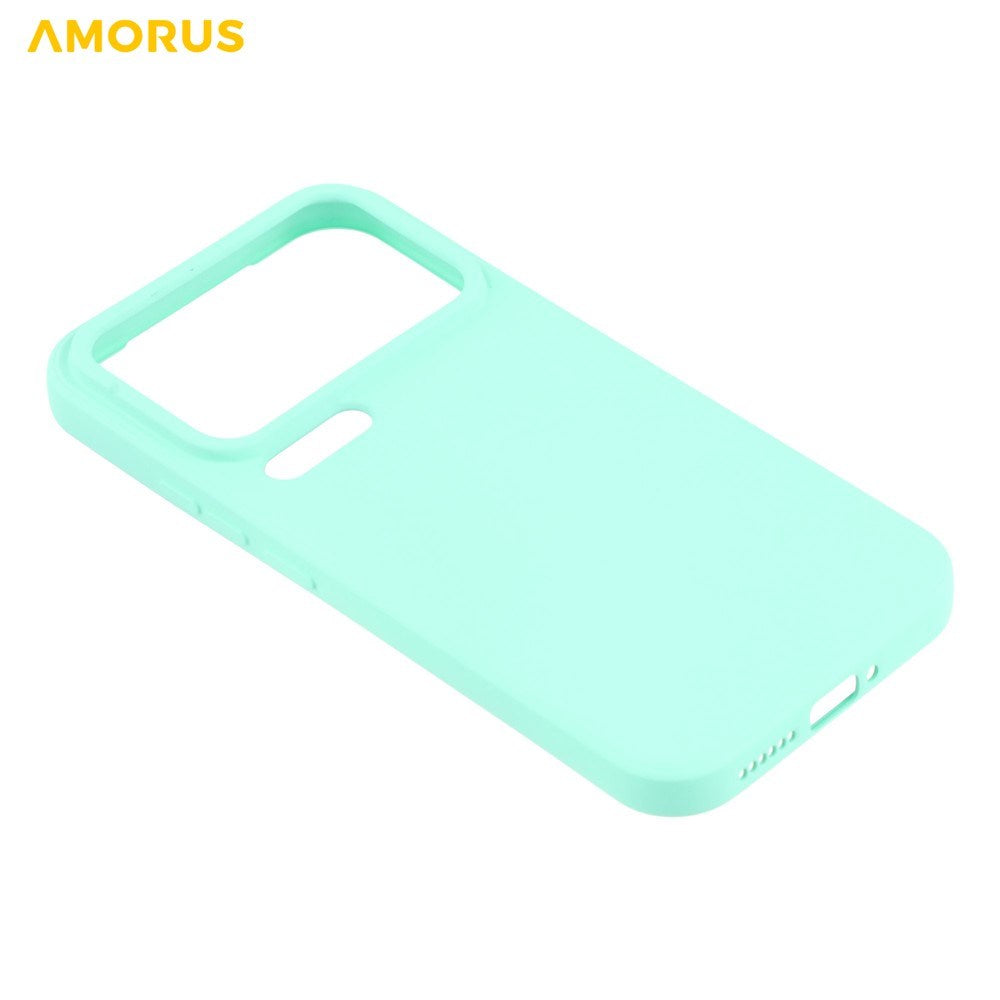 Xiaomi 17 Pro Amorus Fleksibelt Plastik Cover - Turkis