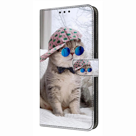 Samsung Galaxy S26 EIDERWOOD Kunstlæder Flip Cover m. Print - Kat