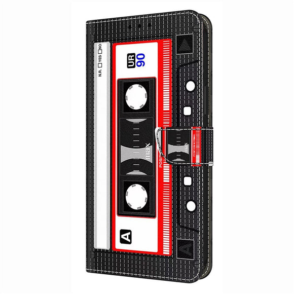 Samsung Galaxy S26 EIDERWOOD Kunstlæder Flip Cover m. Print - Kassettebånd