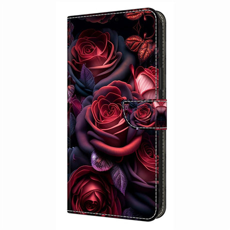 Samsung Galaxy S26 EIDERWOOD Kunstlæder Flip Cover m. Print - Roser