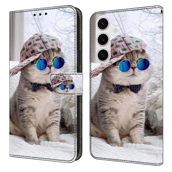 Samsung Galaxy S26+ (Plus) EIDERWOOD Kunstlæder Flip Cover m. Print - Kat