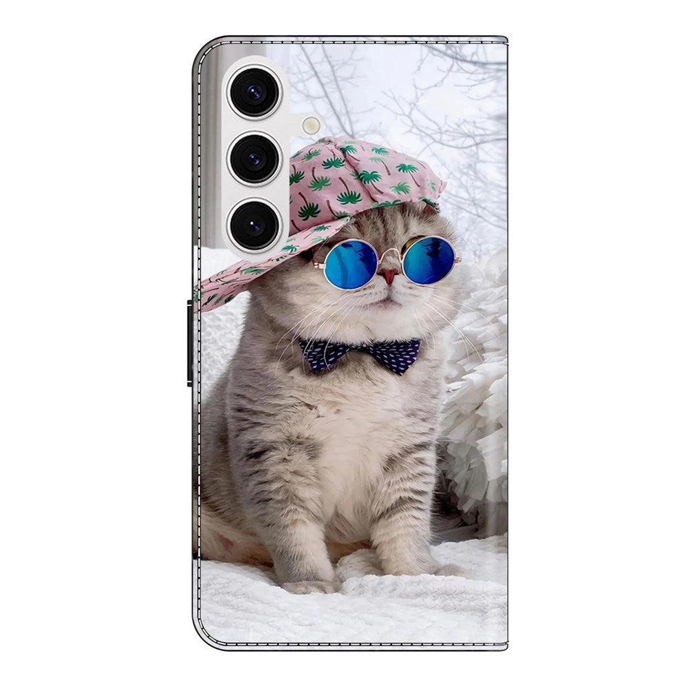 Samsung Galaxy S26+ (Plus) EIDERWOOD Kunstlæder Flip Cover m. Print - Kat