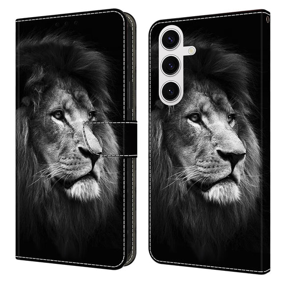 Samsung Galaxy S26+ (Plus) EIDERWOOD Kunstlæder Flip Cover m. Print - Løve