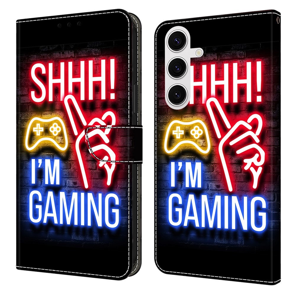 Samsung Galaxy S26+ (Plus) EIDERWOOD Kunstlæder Flip Cover m. Print - Neon
