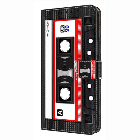 Samsung Galaxy S26+ (Plus) EIDERWOOD Kunstlæder Flip Cover m. Print - Kassettebånd