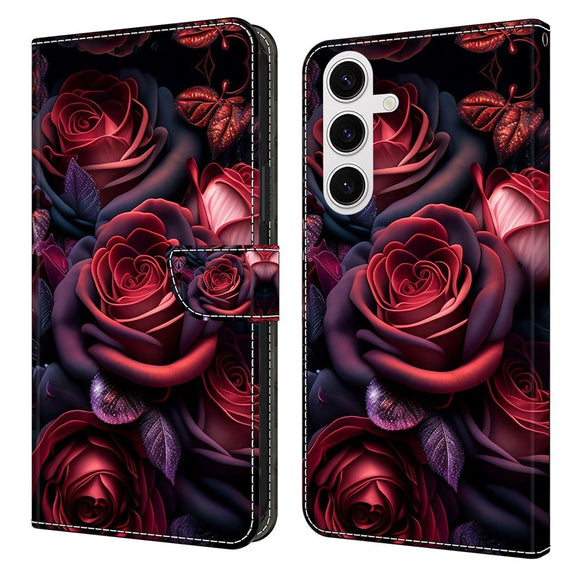 Samsung Galaxy S26+ (Plus) EIDERWOOD Kunstlæder Flip Cover m. Print - Roser
