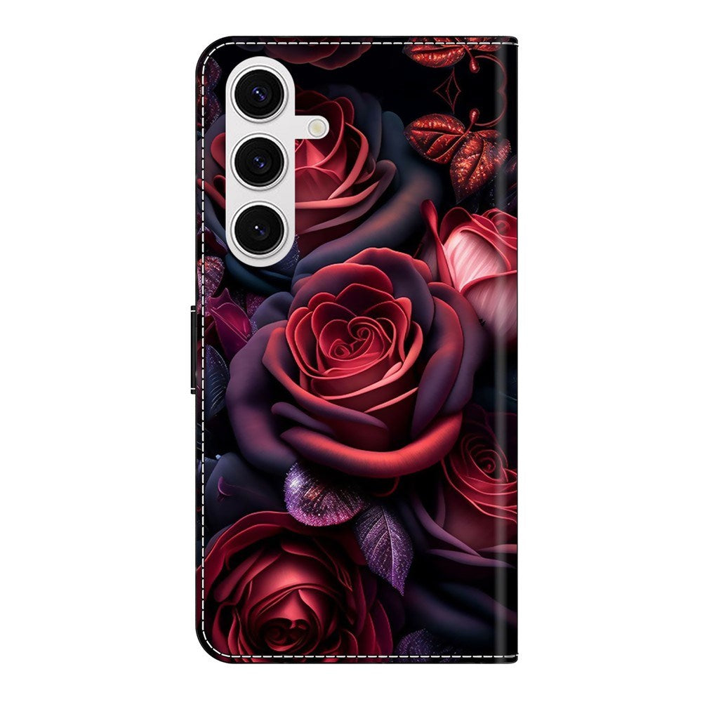 Samsung Galaxy S26+ (Plus) EIDERWOOD Kunstlæder Flip Cover m. Print - Roser