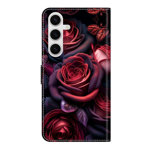 Samsung Galaxy S26+ (Plus) EIDERWOOD Kunstlæder Flip Cover m. Print - Roser