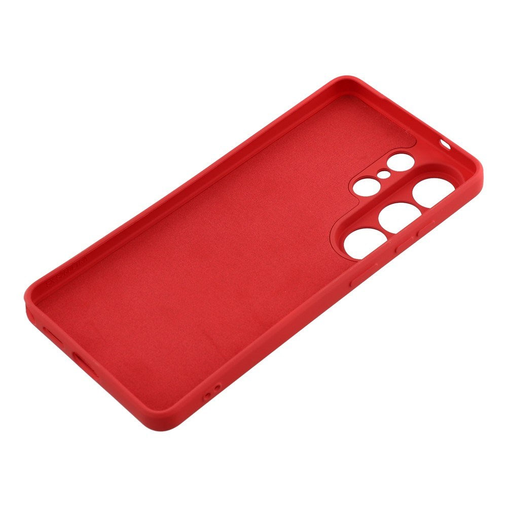Samsung Galaxy S26 Ultra EIDERWOOD Fleksibelt Plastik Cover - Mørkerød