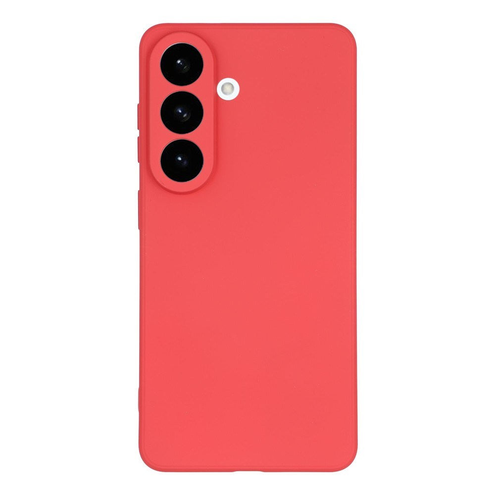 Samsung Galaxy S26 EIDERWOOD Fleksibelt Plastik Cover - Mørkerød