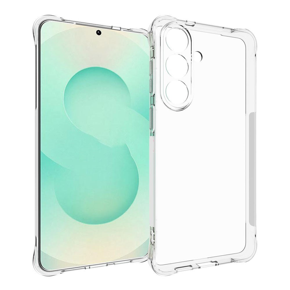 Samsung Galaxy S26+ (Plus) EIDERWOOD Fleksibelt Plast Cover m. Stødabsorberende Hjørner - Gennemsigtig