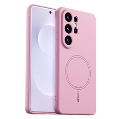 Samsung Galaxy S26 Ultra Silikone Cover - MagSafe Kompatibel - Lyserød