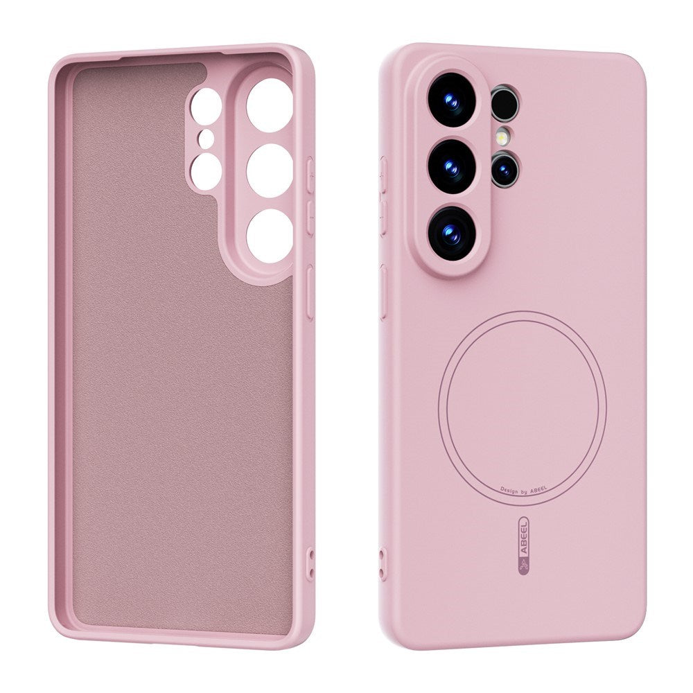 Samsung Galaxy S26 Ultra Silikone Cover - MagSafe Kompatibel - Lyserød