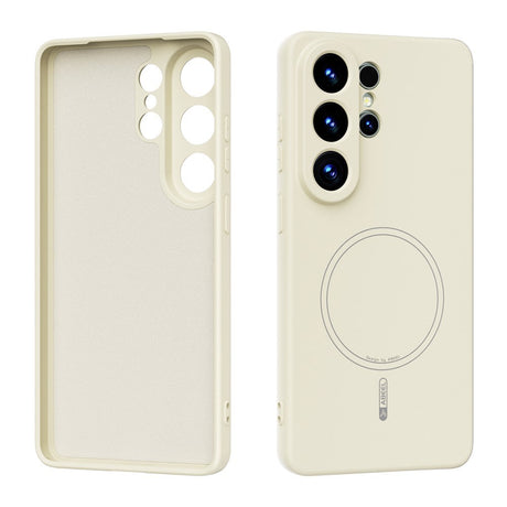 Samsung Galaxy S26 Ultra Silikone Cover - MagSafe Kompatibel - Beige
