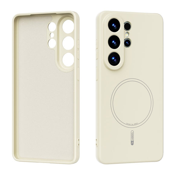 Samsung Galaxy S26 Ultra Silikone Cover - MagSafe Kompatibel - Beige