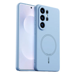 Samsung Galaxy S26 Ultra Silikone Cover - MagSafe Kompatibel - Lyseblå