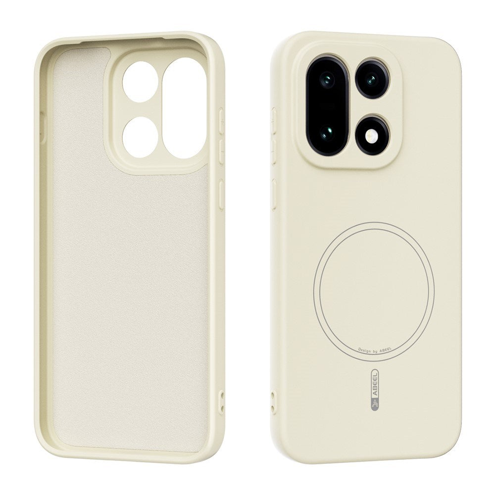 OnePlus 15 Silikone Cover - MagSafe Kompatibel - Beige