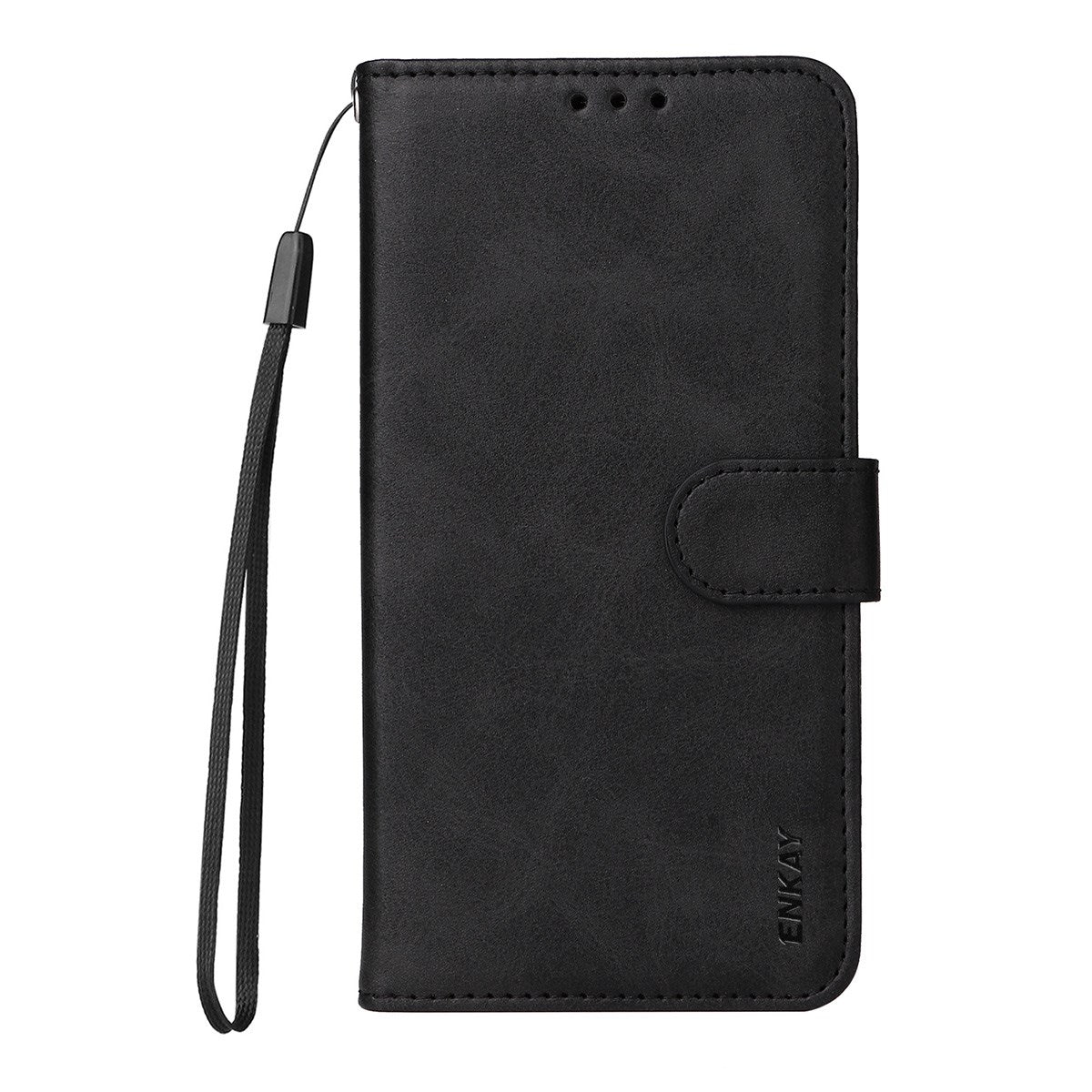 Motorola Edge 70 EIDERWOOD Kunstlæder Cover m. Skærmbeskyttelse og Kortholder - Sort