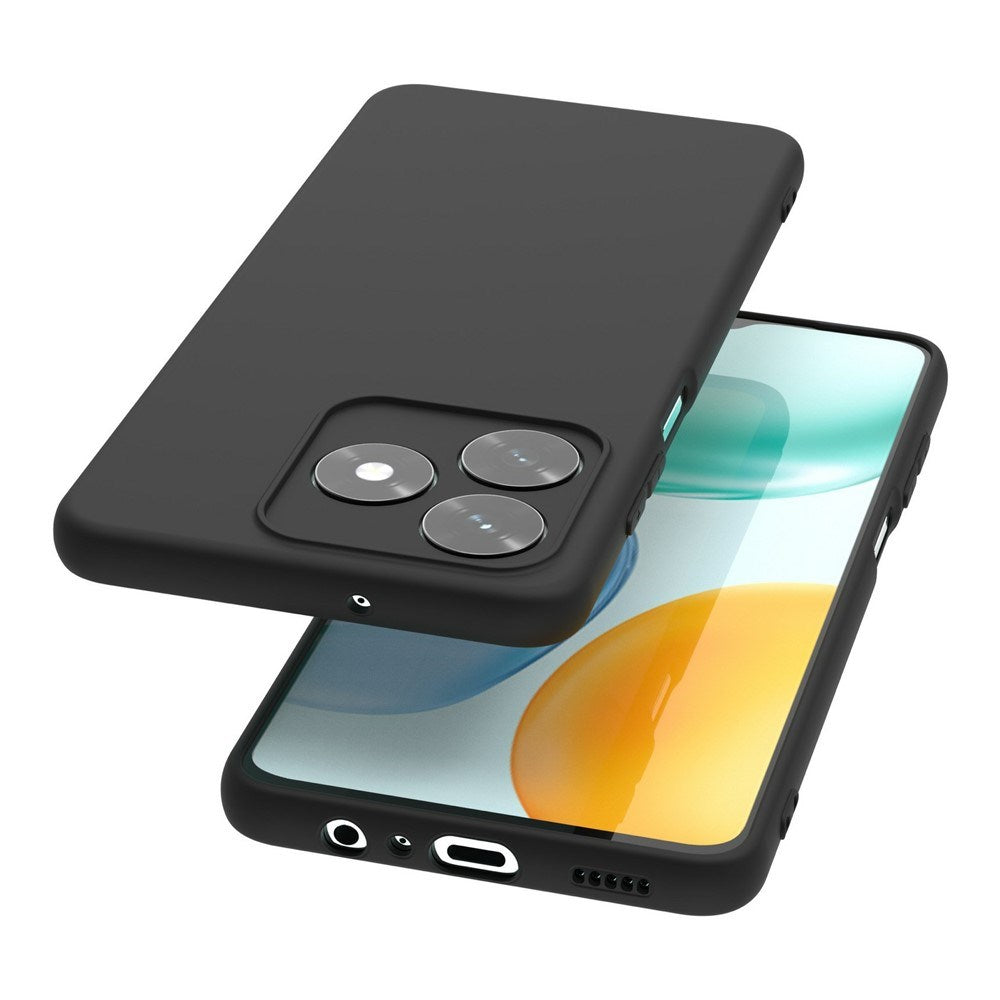 Honor X5c Plus EIDERWOOD Mat Fleksibelt Plastik Cover - Sort
