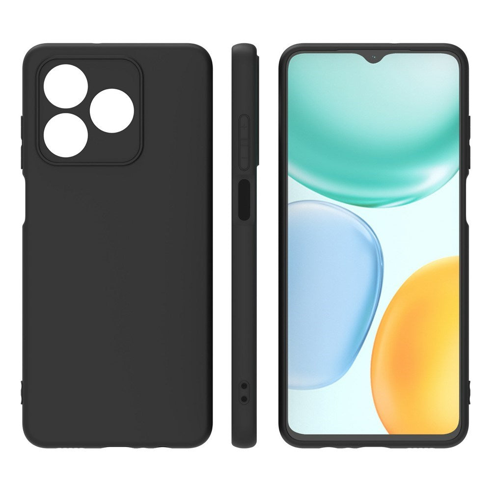 Honor X5c Plus EIDERWOOD Mat Fleksibelt Plastik Cover - Sort