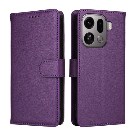 EIDERWOOD OPPO Find X9 Pro Kunstlæder Flip Cover m. Strop - Lilla