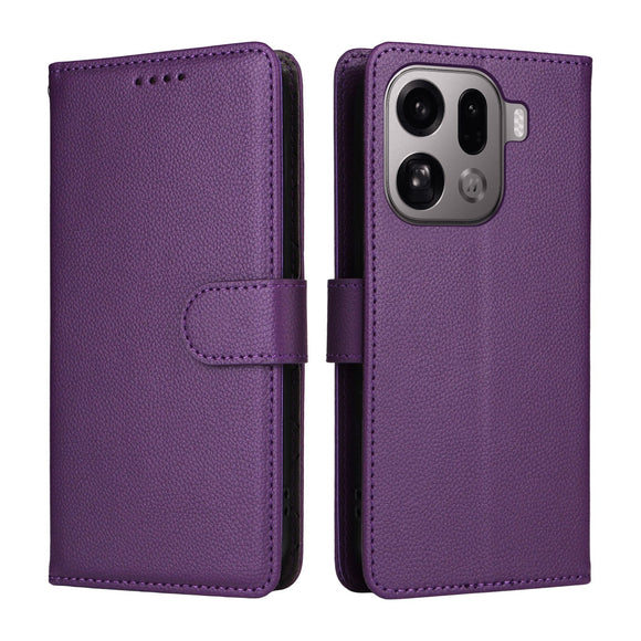 EIDERWOOD OPPO Find X9 Pro Kunstlæder Flip Cover m. Strop - Lilla