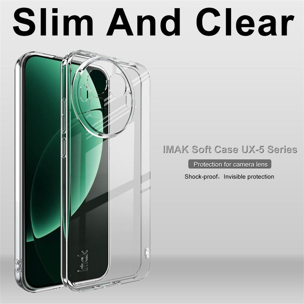 Realme GT 8 Pro IMAK Fleksibelt Plastik Cover - Gennemsigtig