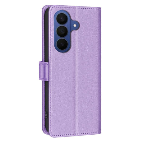 Samsung Galaxy S26+ (Plus) BINFEN Kunstlæder Flip Cover m. RFID Blokering - Lilla