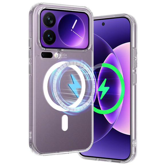Xiaomi 17 Pro EIDERWOOD Hybrid Plastik Cover - MagSafe Kompatibel - Gennemsigtig