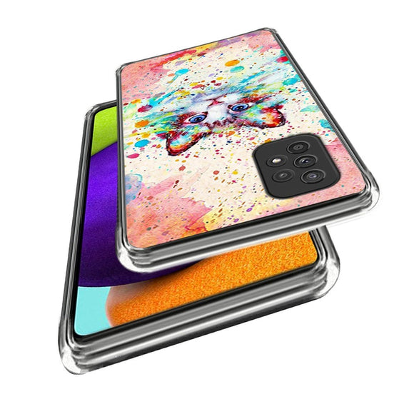 Samsung Galaxy A23 / A23 (5G) Fleksibelt Plastik Cover Gennemsigtig m. Print- Sød Kat