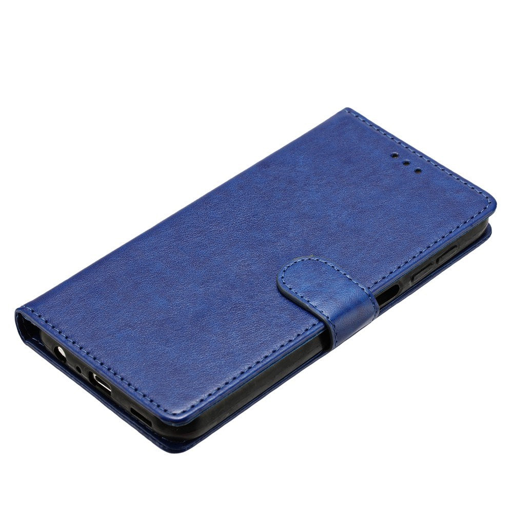 Samsung Galaxy A27 EIDERWOOD Kunstlæder Flip Cover m. Strop - Blå