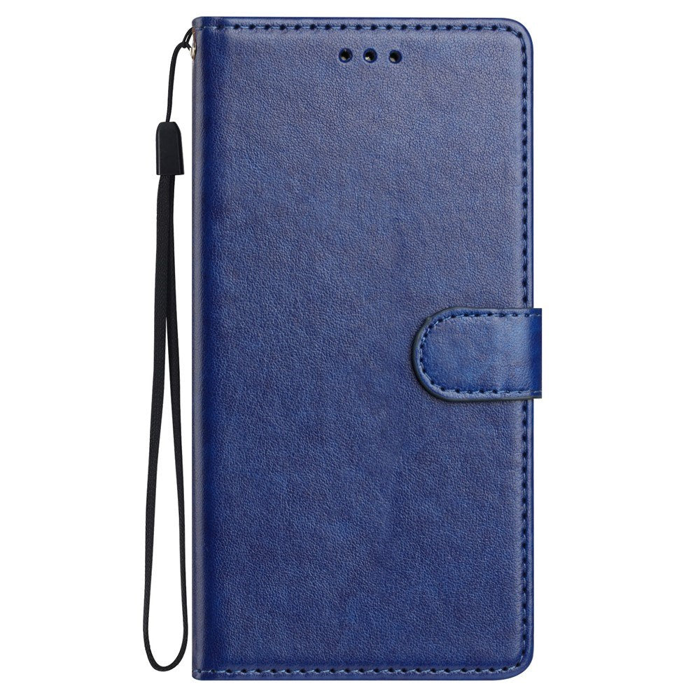 Samsung Galaxy A27 EIDERWOOD Kunstlæder Flip Cover m. Strop - Blå