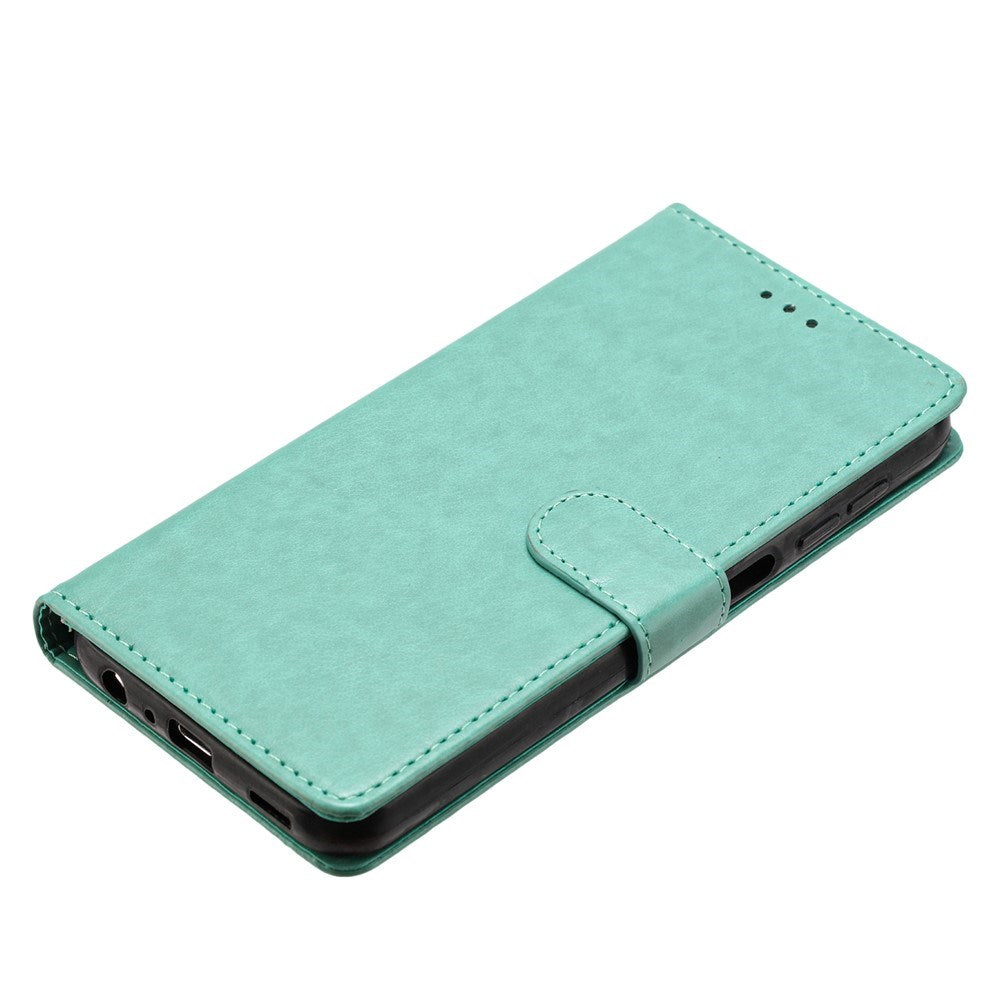 Samsung Galaxy A27 EIDERWOOD Kunstlæder Flip Cover m. Strop - Grøn