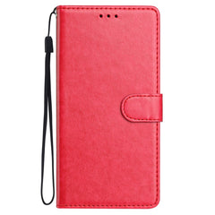 Samsung Galaxy A27 EIDERWOOD Kunstlæder Flip Cover m. Strop - Rød