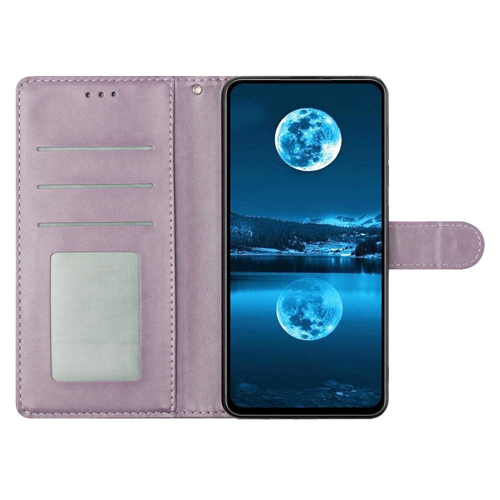 Samsung Galaxy A27 EIDERWOOD Kunstlæder Flip Cover m. Strop - Lille