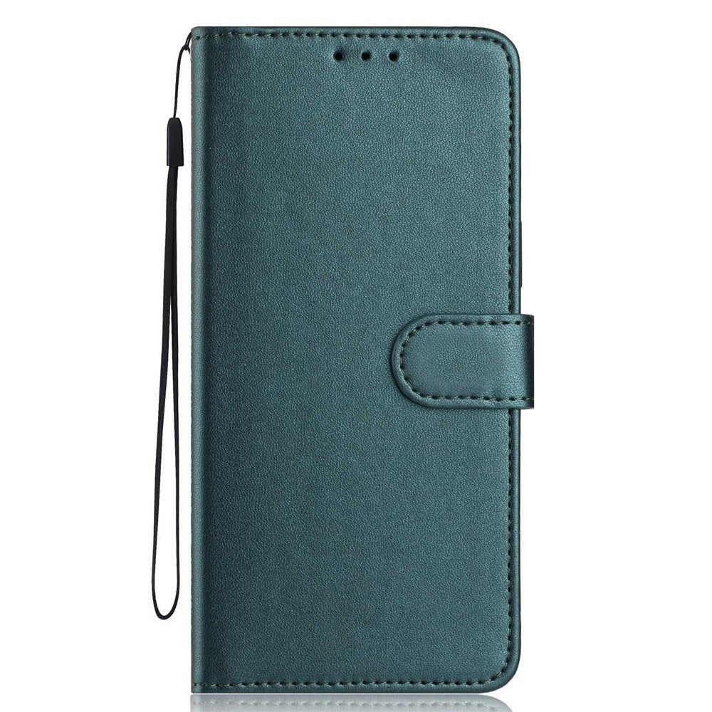Google Pixel 10a EIDERWOOD Kunstlæder Flip Cover m. Strop & Udfoldelig Kortholder - Grøn