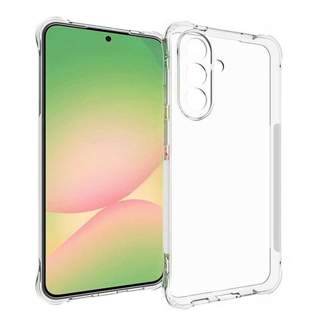 Samsung Galaxy A57 EIDERWOOD Fleksibelt Plast Cover m. Stødabsorberende Hjørner - Gennemsigtig
