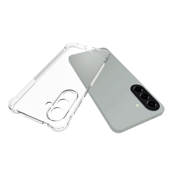 Samsung Galaxy A57 EIDERWOOD Fleksibelt Plast Cover m. Stødabsorberende Hjørner - Gennemsigtig