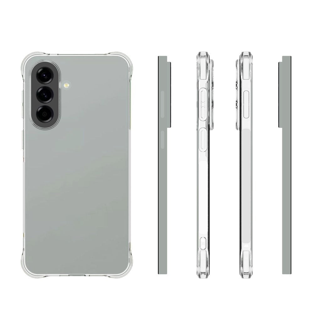 Samsung Galaxy A57 EIDERWOOD Fleksibelt Plast Cover m. Stødabsorberende Hjørner - Gennemsigtig