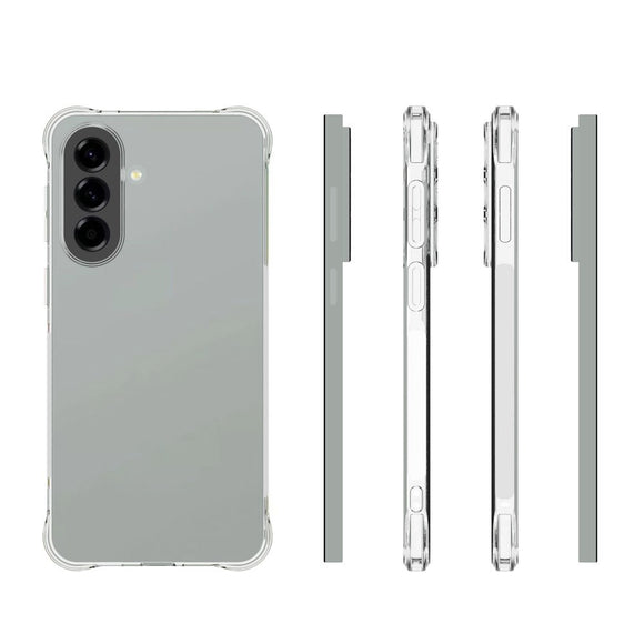 Samsung Galaxy A57 EIDERWOOD Fleksibelt Plast Cover m. Stødabsorberende Hjørner - Gennemsigtig
