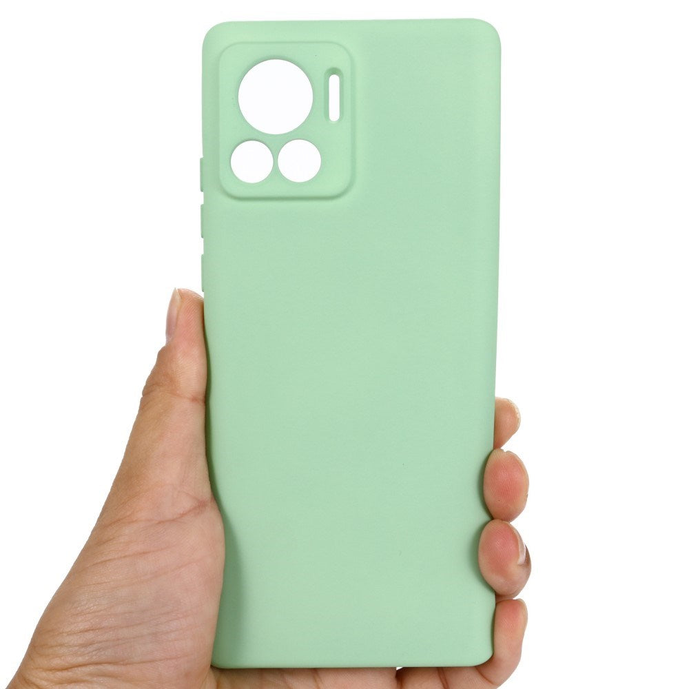EIDERWOOD Motorola Edge 30 Ultra Liquid Silikone Cover m. Strop - Grøn