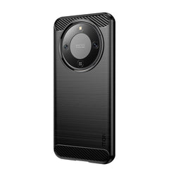 Honor Magic8 Lite MOFI Brushed Carbon Fiber Plast Cover - Sort