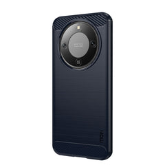 Honor Magic8 Lite MOFI Brushed Carbon Fiber Plast Cover - Blå